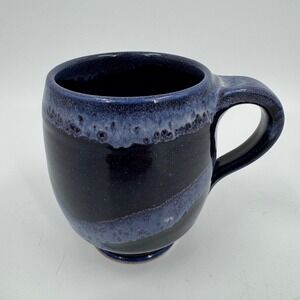 Whitefish Pottery‎ Handmade Mug Blue Speckled Glaze 2010
